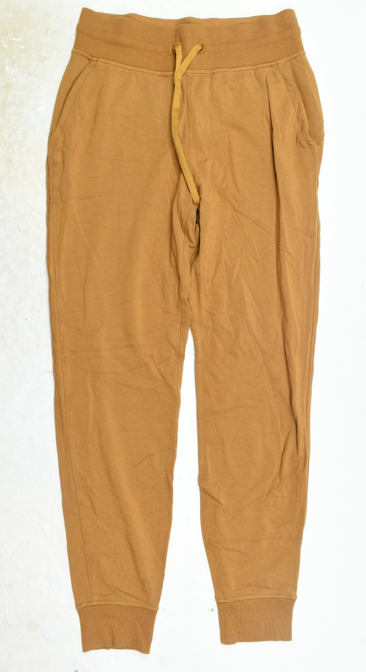Lululemon Warm Down High-Rise Joggers Womens 4 Brown Slim Fit Drawstring